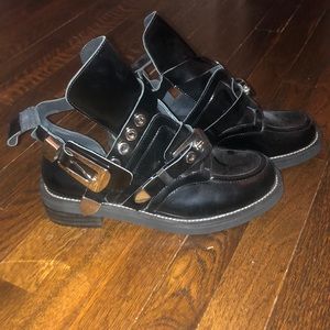 CRUSH Black Cutout Boots BRAND NEW